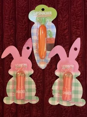 Lip Smacker Orange Bunny & Carrot Lip Balm Trio - Orange